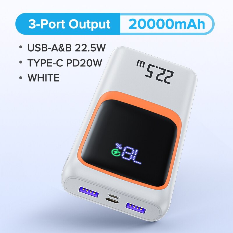 20000mAh White