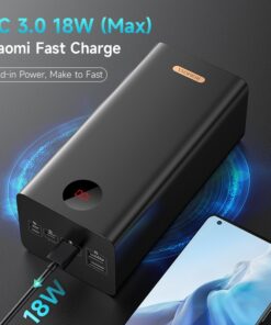 Alternative view of ROMOSS PEA60 Powerful Power Bank 60000mAh 22.5W SCP PD QC 3.0 Fast Charge External Battery Portable Powerbank For Xiaomi iPhone