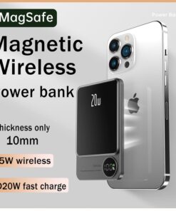 10000mAh Magnetic Power Bank PD20W Magsafing Fast Charging External Battery For Iphone 15W Wireless Charge Powerbank For Huawei