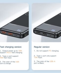 Alternative view of KUULAA Power Bank 10000mAh Portable Charging PowerBank 10000 mAh USB PoverBank External Battery Charger For iPhone 14 13 Xaiomi