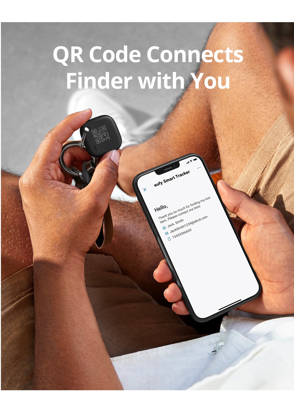 eufy Security SmartTrack Link Works With Apple Find My Key Finder Bluetooth Tracker For Earbuds and Luggage Phone Finder IOS