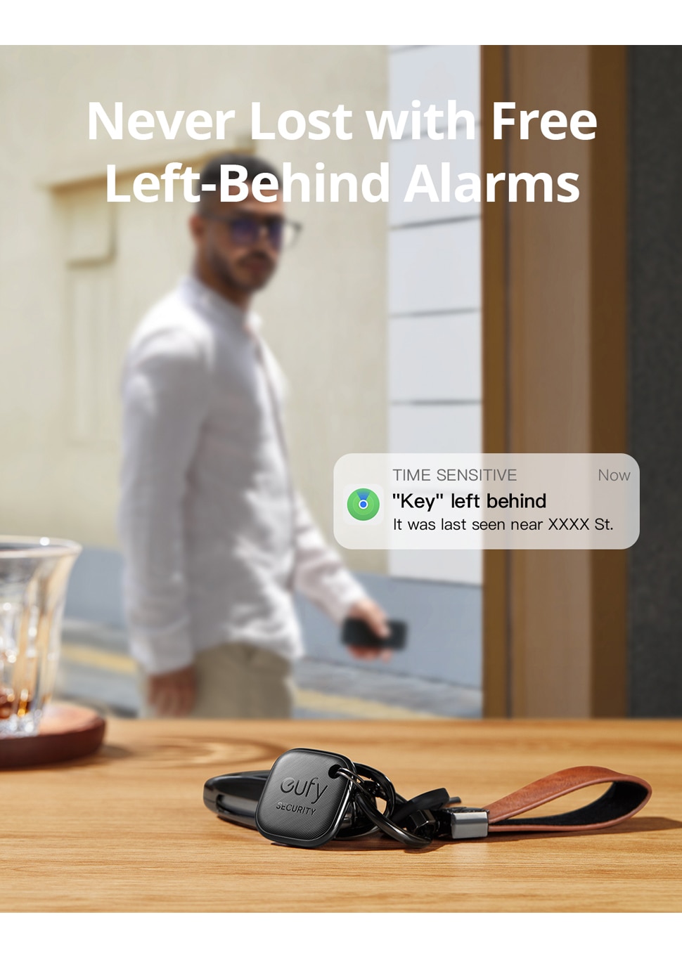 eufy Security SmartTrack Link Works With Apple Find My Key Finder Bluetooth Tracker For Earbuds and Luggage Phone Finder IOS