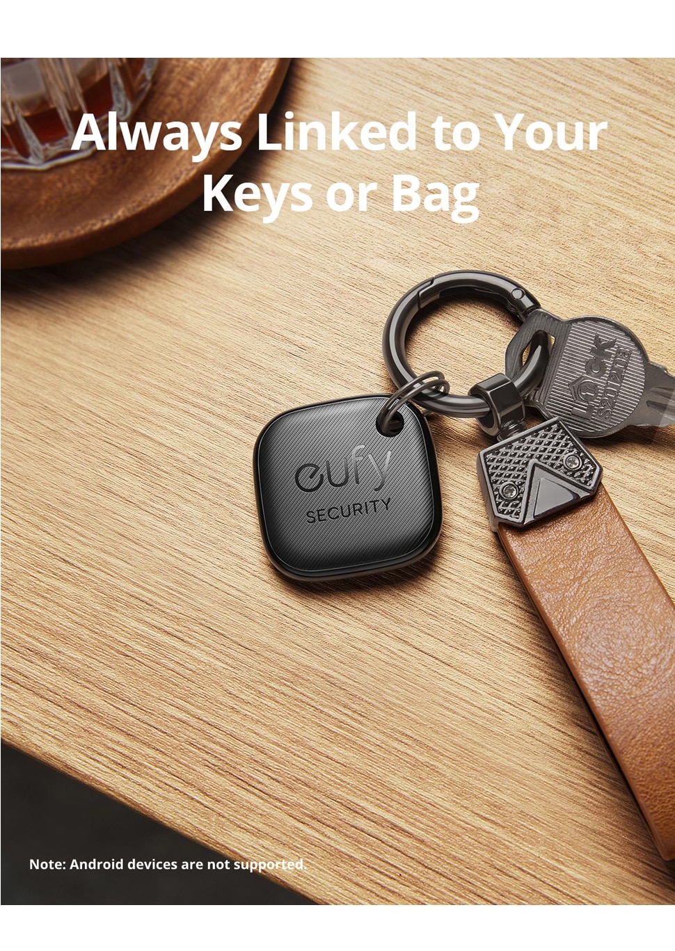 eufy Security SmartTrack Link Works With Apple Find My Key Finder Bluetooth Tracker For Earbuds and Luggage Phone Finder IOS