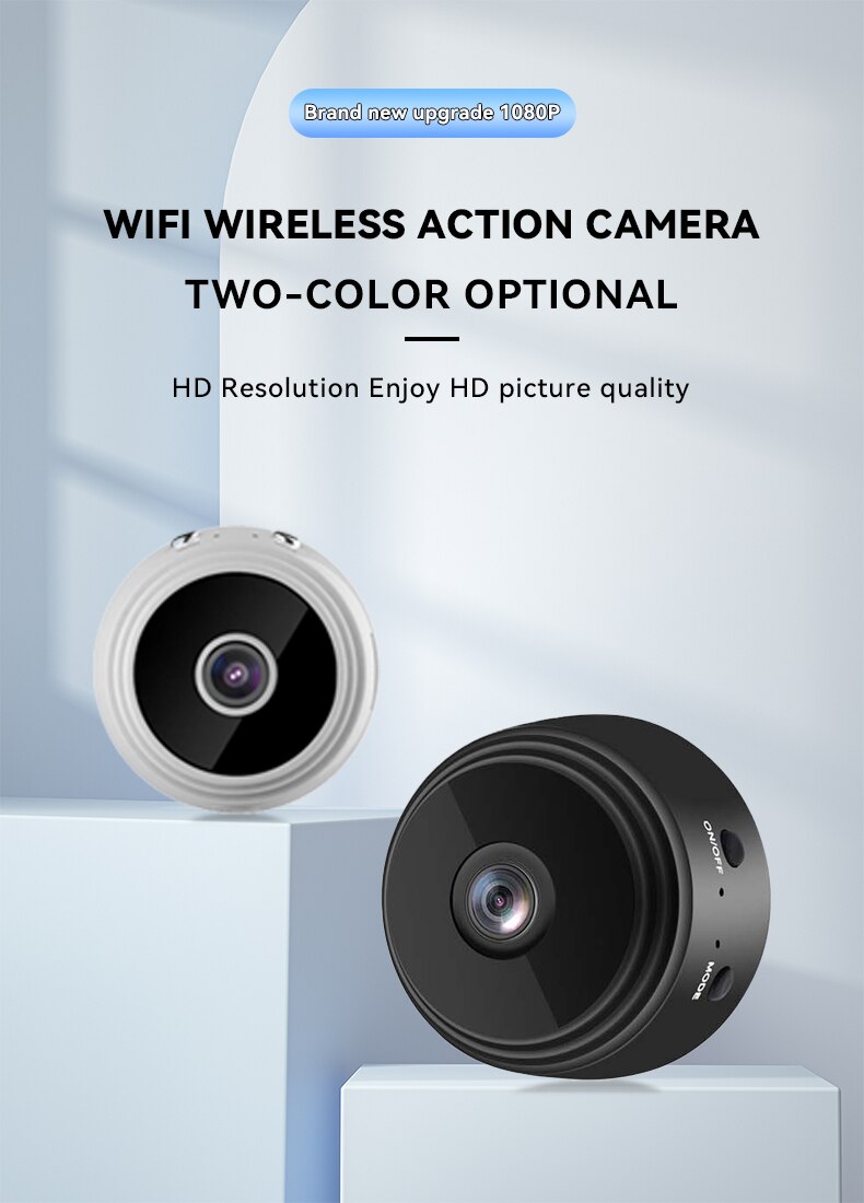 A9 WiFi Mini Camera HD 1080p Wireless Video Recorder Voice Recorder Security Monitoring Camera Smart Home For Infants And Pets