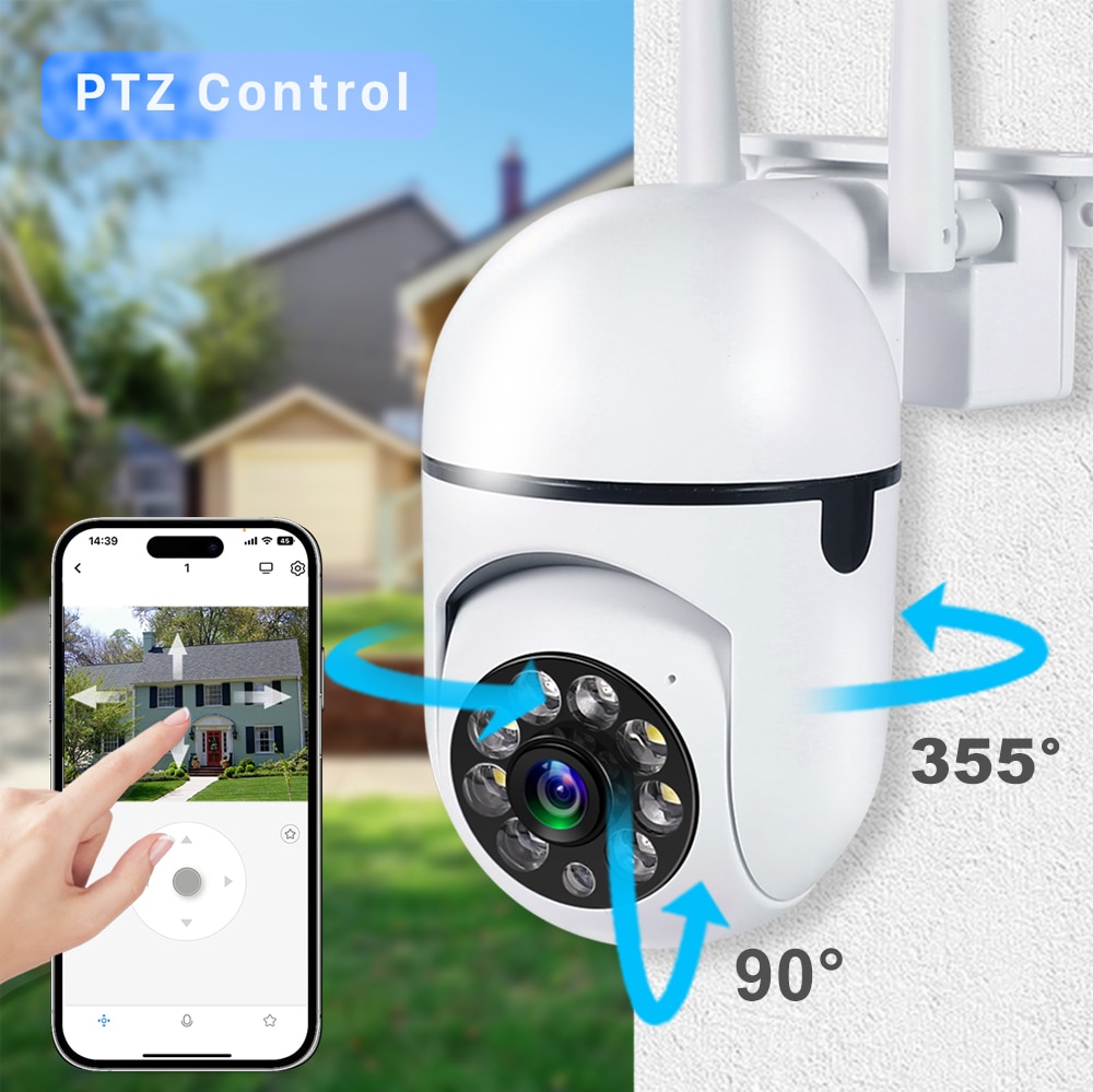 Outdoor 5MP Surveillance Camera CCTV IP Wifi Camera Waterproof External Security Protection Wireless Home Monitor Motion Trcking