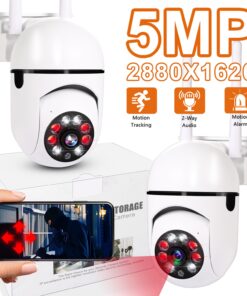 Outdoor 5MP Surveillance Camera CCTV IP Wifi Camera Waterproof External Security Protection Wireless Home Monitor Motion Trcking