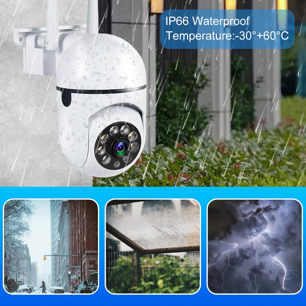 Outdoor 5MP Surveillance Camera CCTV IP Wifi Camera Waterproof External Security Protection Wireless Home Monitor Motion Trcking