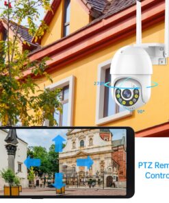 Alternative view of Jooan 5MP Wireless WIFI Camera Outdoor 4X Digital Zoom PTZ IP Camera Night Full Color Audio Waterproof Security CCTV Camera