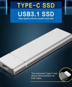 Alternative view of SSD External 500GB 1TB Mobile Solid State Drive Flash Drive Portable TypeC USB Mini Slim High Speed Transfer Flash Memory Device