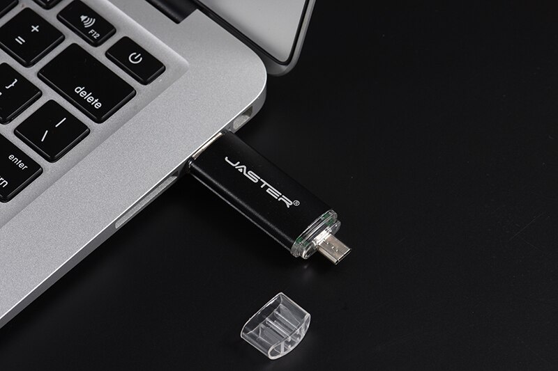 JASTER New Rectangle usb flash drive pendrive 16gb 32GB 64GB Smart Phone pen drive OTG usb stick external storage Tablet PC gift