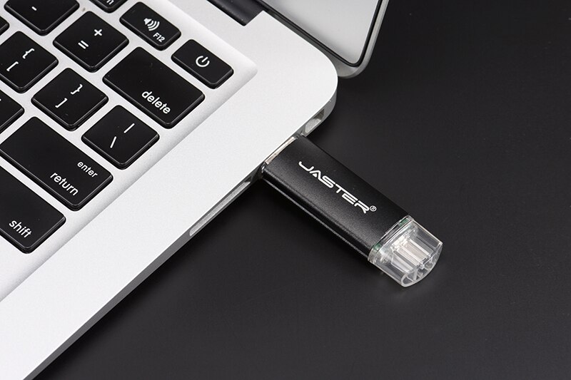 JASTER New Rectangle usb flash drive pendrive 16gb 32GB 64GB Smart Phone pen drive OTG usb stick external storage Tablet PC gift