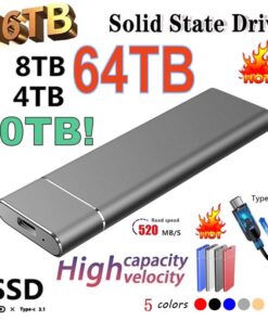 500GB 1TB Solid State Drive HDD Portable Original External Hard Drive for PC Laptop Storage Device USB 3.1 2TB Mobile Hard Drive