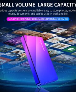 External Hard Drive 2TB 1TB HD Externo USB HDD Storage Device Hard Drive Desktop Notebook Computer