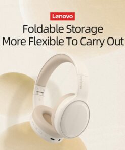 Alternative view of Lenovo TH30 Wireless Headphones Bluetooth 5.0 Earphones Foldable Gaming Headset Sport Headphone with Mic Music Earbuds 250mAh