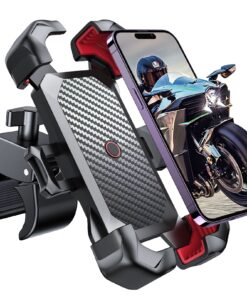 Joyroom 360° View Universal Bike Phone Holder Bicycle Phone Holder for 4.7-7 inch Mobile Phone Stand Shockproof Bracket GPS Clip