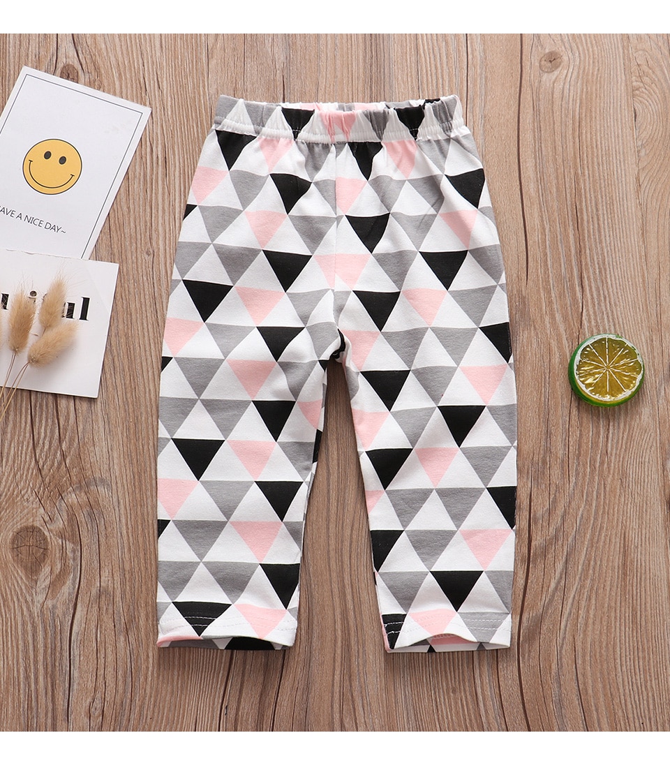 Baby Girls Printed Clothing Set 3 Pcs