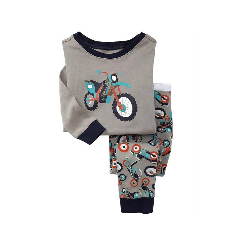 Kid's Colorful Printed Cotton Pajamas