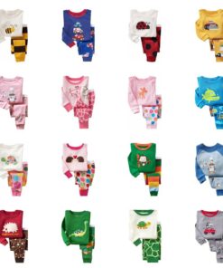 Kid's Colorful Printed Cotton Pajamas