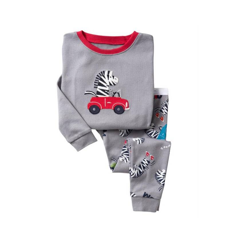 Kid's Colorful Printed Cotton Pajamas