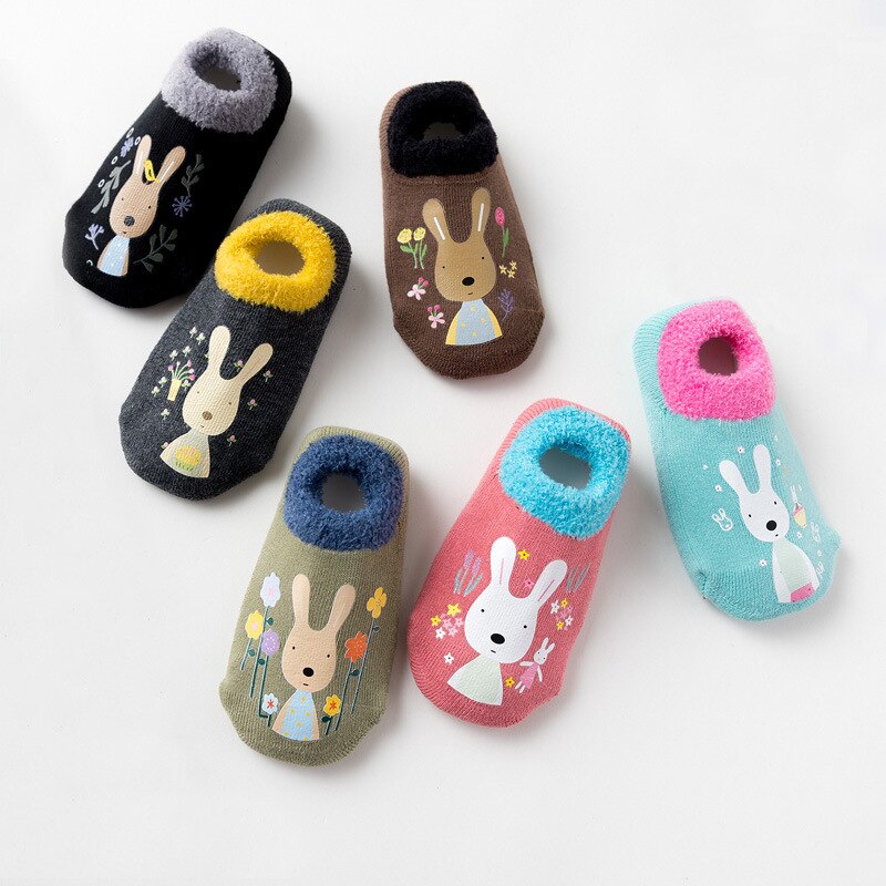 Cartoon Slip-Resistant Floor Socks for Kids