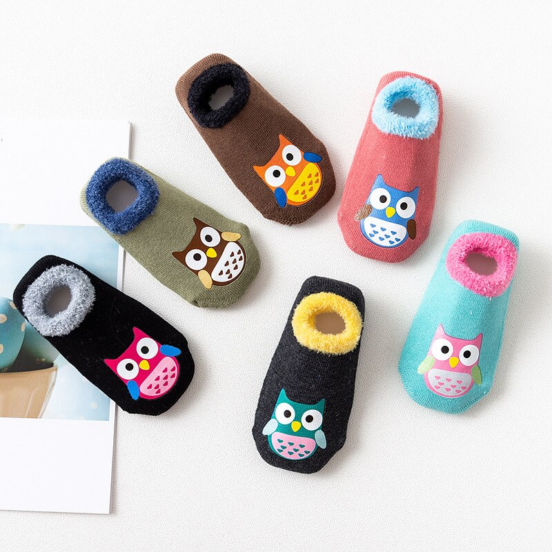 Cartoon Slip-Resistant Floor Socks for Kids