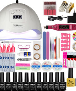 Alternative view of Nail Set with LED Lamp