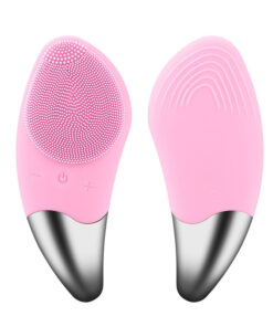 Ergonomic Electric Silicone Facial Cleansing Brush